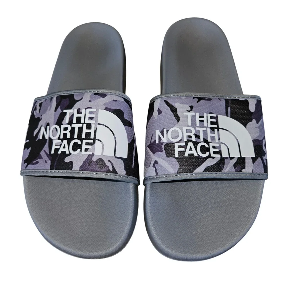 The North Face Base Camp III Grey Camo Men's Slides Sandals Size 11 NF0A4T2R